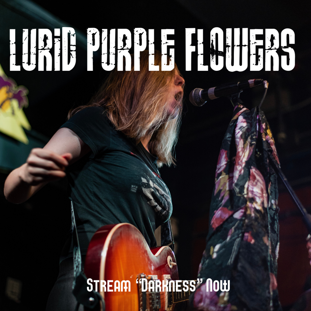 Lurid Purple Flowers – Darkness
